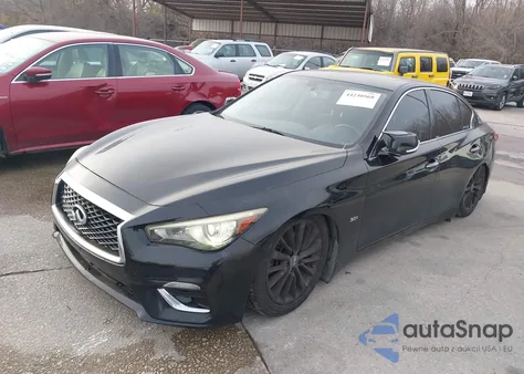 2018 Infiniti Q50 3.0T Luxe from USA, damaged, VIN JN1EV7AP0JM357672